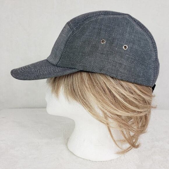 Alife Cap Unisex One Size Grey Denim 5 Panel Hat Adjustable Back Alife Works - Picture 6 of 10